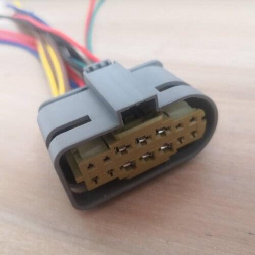 1pcs/lot 14 Pin/Way Headlight Lamp Plug Connector With Pigtail For Mercedes-Benz 221C 180C 200C 260E 200E 260E 300ML 350ML