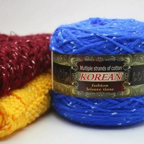 Mahai Wool Pearl Ponyhai Hand-woven Cotton Scarf Slippers Woven Rope Wool Group Material Bag Knitting Wool Yarn