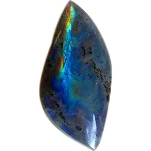 1Pc Top Blue Natural Labradorite Crystal Moonstone Decor Rough Collectables Pendant Jewellery Stone Home Colorful Shine Pol K5F7