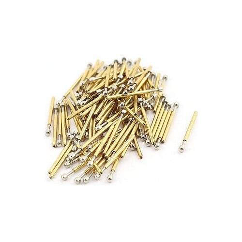 100Pcs P75-D3 Dia 1.02mm Length 16.54mm 100g IC Spring Test Probe Pin