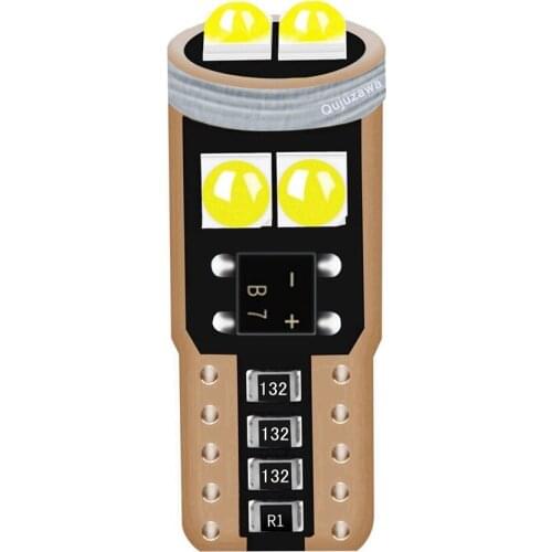 100Pcs T10 W5W WY5W 2825 Super Bright LED Canbus No Error Car Interior Reading Dome Light Auto Parking Lamp Wedge Tail Side Bulb