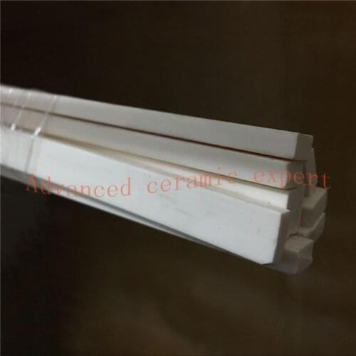 99.5%Al2O3 High Thermal Corundum Rod 5*5/Alumina Rod/Square Solid Rod/Ceramic Shaft/Insulating Ceramic Rod