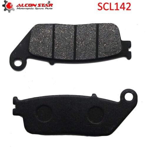 Alconstar- 1 Pair Semi-metal Front Motorcycle Brake Pads for Honda CBR250 CBR300 CB400 CBR400 NX650 CBR1000 for BWM for Kawasaki