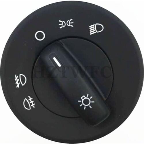 Free Shipping Headlight Fog Lamp Control Switch For Skoda Octavia II 1Z0 941 431 1ZD 941 431E 1ZD 941 431C GREEN LIGHT