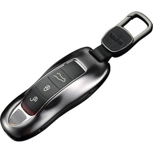 Kwaks Car Key Case Cover Remote Control Accessories For Porsche 911 Cayenne 14 918 Cayman 16 Macan Panamera