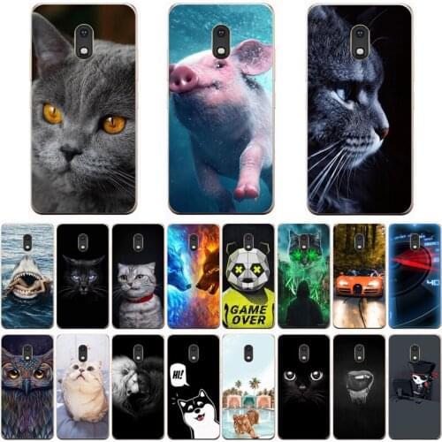For ITEL A16 Case Wolf Silicon TPU Fundas for ITEL A16 Plus Cat Animal Shell Bag Housing Phone Cases