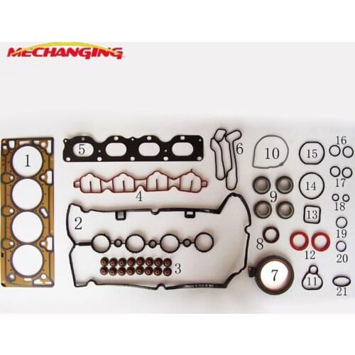 FOR OPEL VECTRA OR INSIGNIA 1.8 Z18XER A18XER Engine Compartment Gasket metal Engine Rebuilding Kits Engine Gasket Set 93186911