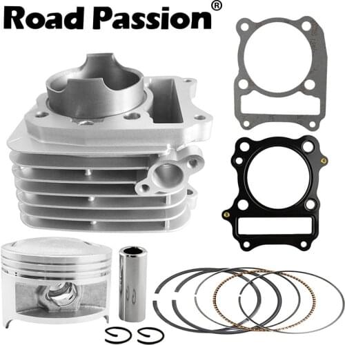 Road Passion Motorcycle Engine Cylinder + Piston + Rings 66mm (Cylinder diameter) For SUZUKI RV200Z QM200 RV200 QM RV 200 Z