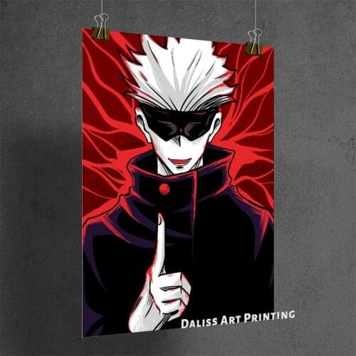 Canvas Anime Jujutsu Kaisen Gojo Satoru Pictures Home Decoration Paintings Poster HD Prints Wall Art Modular Living Room Framed
