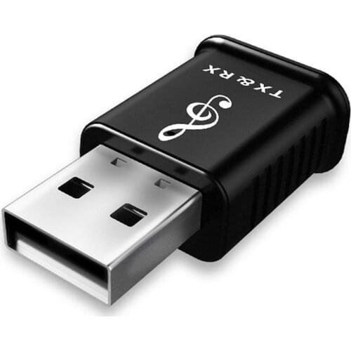 HOT 2 In 1 USB Bluetooth Receiver 5.0 Dongle Wireless Transmitter Speaker Mouse Music Audio Adapter Hands-free 3.5mm AUX Sender