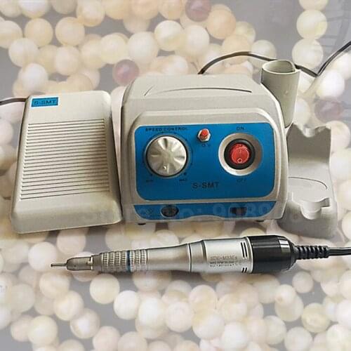 110V/220V Micromotor Straight Head M33Es E-Type handpiece System Foot Control For Dental Laboratory Hobby Podoloby Manicure Nail