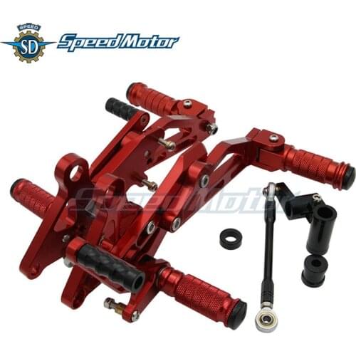 Motorcycle Lifting Pedal Assembly Adjustable Rear Raise Foot Pedal Suitable for Silver Steel Small Monster YG125 MSX125 MSX125SF