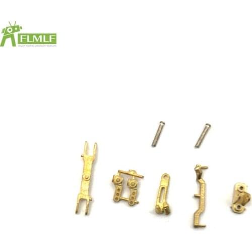 Unpowered Steering Axle Includes Steering Tie Rod 2PC for 1/87 Static Modification Tractor Semi-trailer Modification Truck Spare