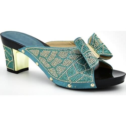 Latest Sandalias Rasteiras Femininas 2018 Nigerian Women Party Pumps Womens Shoes Heels African Party Women Pumps Elegant Shoe