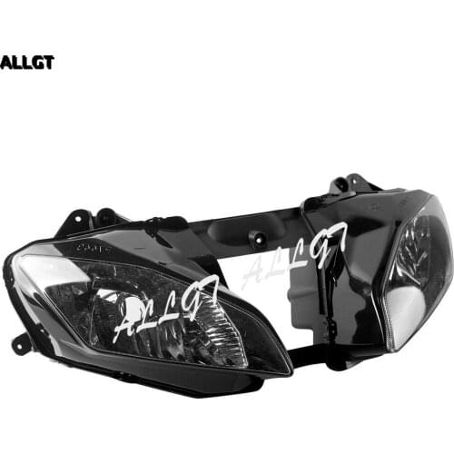 ALLGT Front Headlight Head lamp Assemblies For YAMAHA 2008 2009 2010 YZF R6 Clear