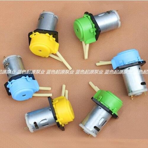 1pc New DC 6V 12V 24V Peristaltic Pump Dosing Water Pump DC Motor Tube For Aquarium Lab Analytical