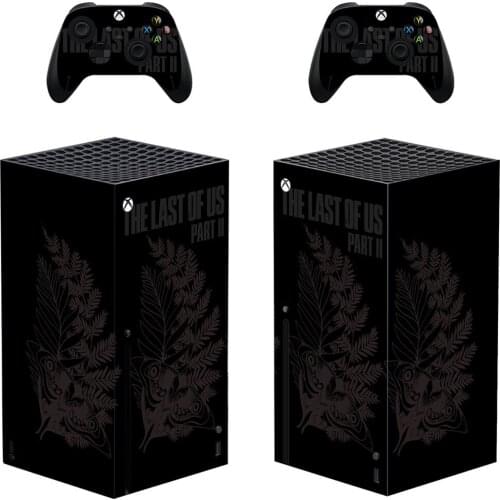 The last Of Us Style Xbox Series X Skin Sticker for Console & 2 Controllers Decal Vinyl Protective Skins Style 1