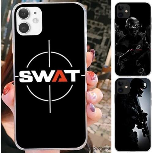 Riccu Tactical Swat Gear Phone Case For iPhone 7 8 Plus X XS Max XR Coque Case For iphone 5s SE 2020 6 6s 11Pro 12