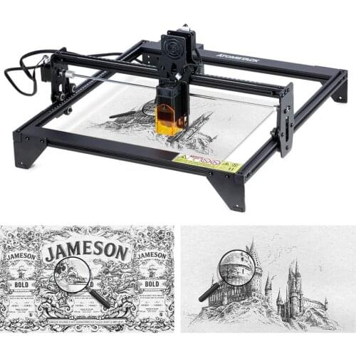 Ultra Fine Compressed Spot Blu Ray 10W Laser Engraving Machine Desktop DIY Laser Engraver Wood Carboard White Paper Carving Tool