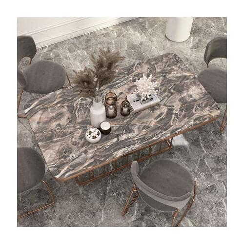 High Quality Creative Marble PVC Table Cloths Soft Glass Rectangle Table Cover Pads Home Textiles Free Shipping