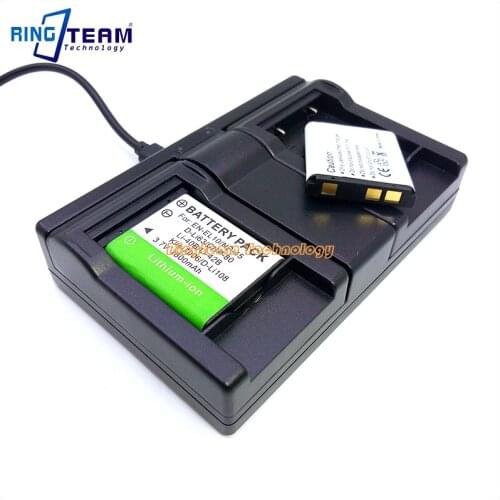 2x CNP-80 NP-80 Battery & 1x Dual USB Charger for Casio Cameras EX-G1 H5 S5 S6 S7 Z1 Z2 Z33 Z35 Z115 Z200 Z270 Z280 Z550 Z800