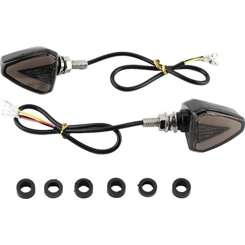 Adopt High Quality ABS Plastic 1 Pair Motorcycle LED Turn Signal Daytime Running Light Blinker Flasher Indicator Light Universa