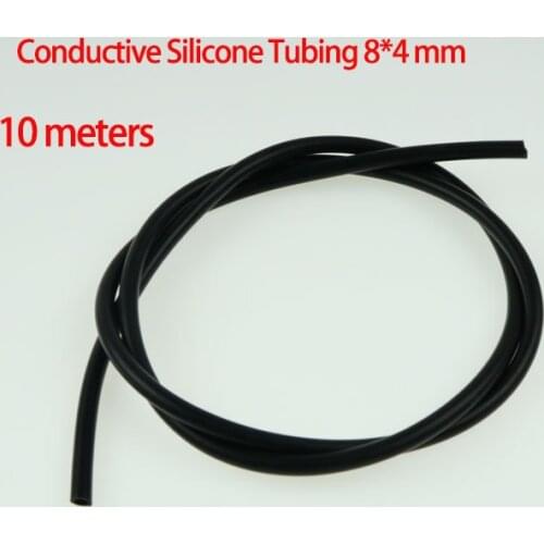 10M Conductive Silicone Rubber Tube TENS / ESTIM / E-STIM Machine 8mm OD 4mm ID