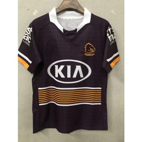 2021 BRISBANE BRONCOS HOME RUGBY JERSEY size S-M-L-XL-XXL-3XL-4XL-5XL