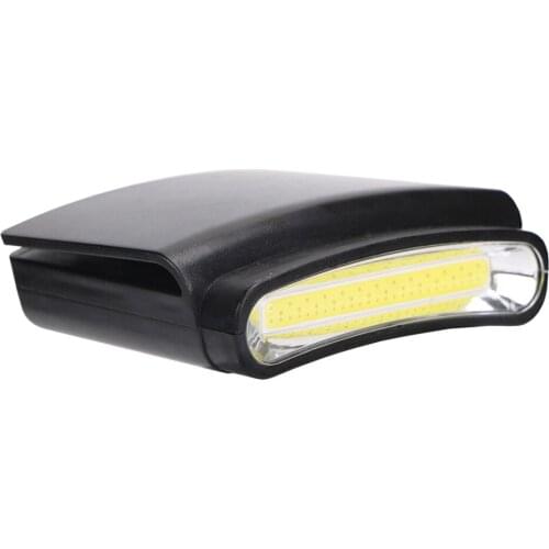 3 Lighting Modes 200 Lumen LED Clip On Cap Light Headlamp Outdoor Camping