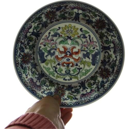 #5 Antiqe old Chiese porcelain plate,thin, Hand-painted Floral,Home Decoration collection & adornment, Free shipping