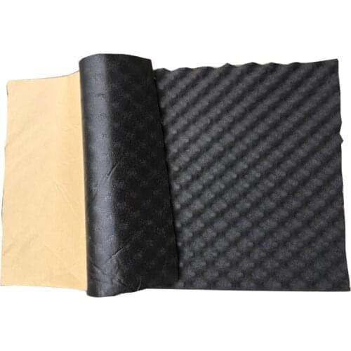 50x80cm 18mm Thick Car Sound Hot Deadener Mat Noise Proof Bonnet Insulation Deadening Hood Engine Heat Foam Cotton Sticker