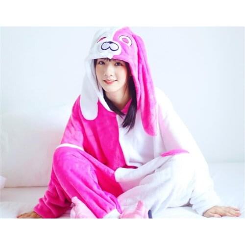 Angela Onesies Cartoon Kigurumi Adult Animal Onesie Women Pajamas Winter Pajamas Suit Sleepwear Flannel Pijamas