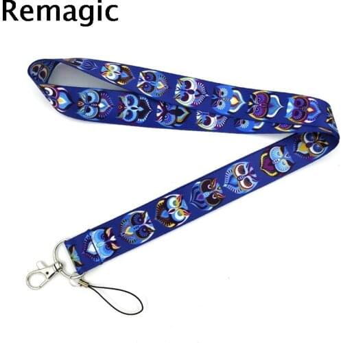 20pcs Owl animal Classical Style Lanyard For keys The 90s Phone Working Badge Holder Neck Straps With Phone Hang Ropes Lanyard