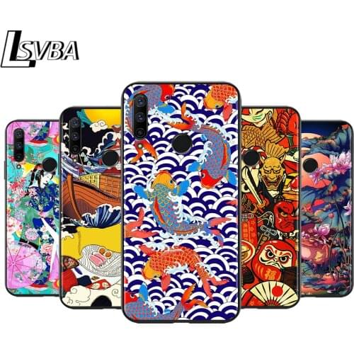 Japanese style Art Japan for Huawei Honor 30 20 10i 10 9C 9A 9S 9X 9N 9 8X 8A 8 7A 7C Pro Plus Lite Phone Case