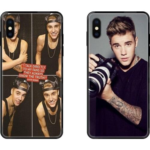 En Ligne Black Soft TPU Cell Phone Case Cover Deluxe Justin Bieber For Huawei Honor Mate Play V10 View 10 20 20X 30 Lite Pro Y3