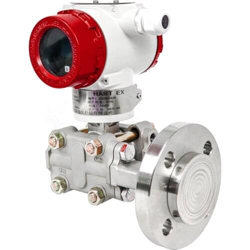 316l stainless steel level sensor 4 20ma water level transmitter flange level transducer