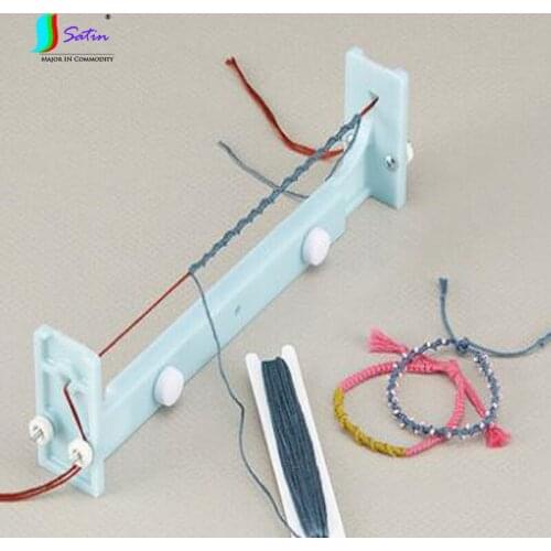 Home DIY Handmade Small Size Home Make Bracelets,Necklaces Knitting Tool Machine Plastic Efficient Knitting Machine Tool