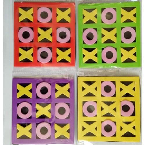 Freeshipping NEW 4X 6X 12X 24X EVA TIC TAC TOE children kids intelligence game toy party favors gifts bag pinata stock filler
