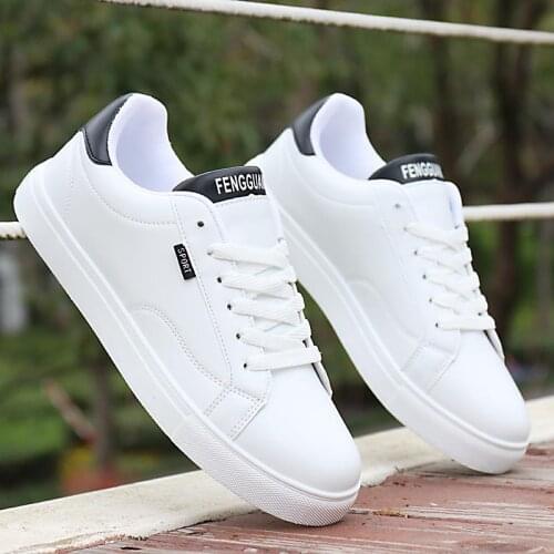 JUNSRM Men's White Sneakers China