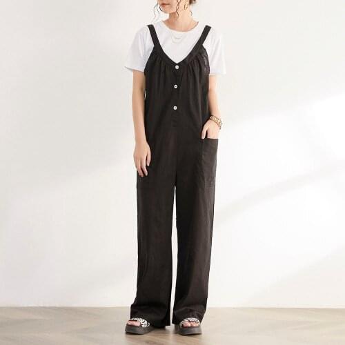 Jumpsuit Doresuwe Trousers With Pockets Plain Casual Ladies Fashion Wearable All-in-one Overalls 2021 New Style Suit Sweet Girl