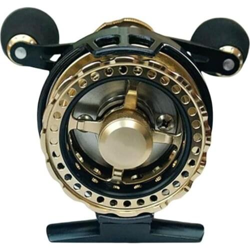 Metal Raft Fishing Reel 8+1 Shaft Ice Fishing Reel Seawater Corrosion Resistant Reel Luxurious And Lightweight