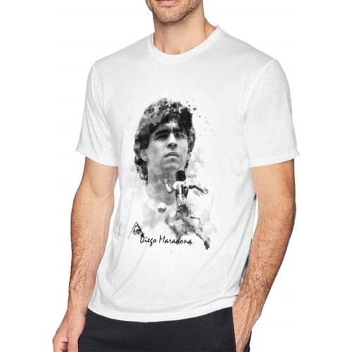 LMHBLTOP Diego Armando Maradona Mens Cotton Short Sleeve T-Shirt
