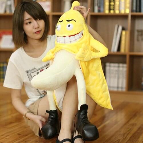40-100cm Large size plush New Fruits Vegetables cauliflower Banana blueberry Starwberry Soft Plush Doll Toy