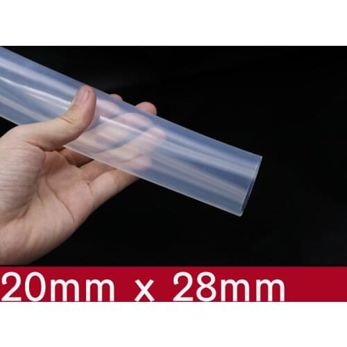 Transparent Flexible Silicone Tube ID 20mm x 28mm OD Food Grade Non-toxic Drink Water Rubber Hose Milk Beer Soft Pipe Connect