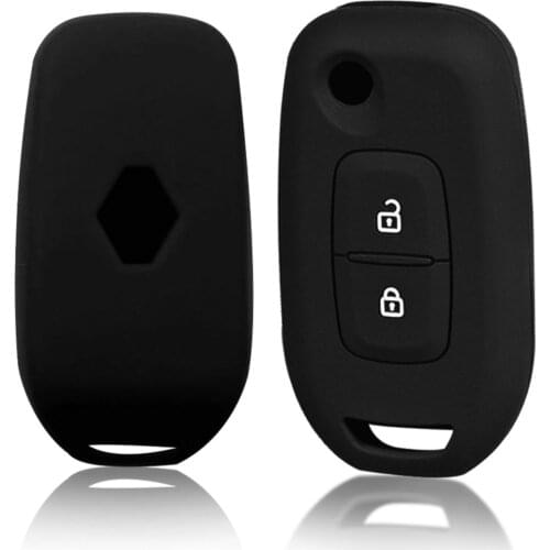 For Renault Sandero Logan 2020 Silicone Key Holder For Renault Duster For Renault Captur Accessories Key Chains Car Key Case