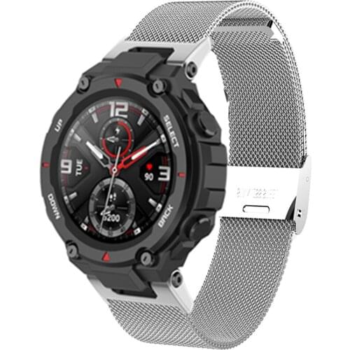 Metal Buckle Replacement Wristband Watch Strap for Huami Amazfit T-Rex / T-Rex Pro