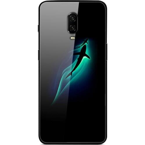 Glass Case For Oneplus 6T Phone Case Phone Cover Phone Shell Back Bumper Series 1