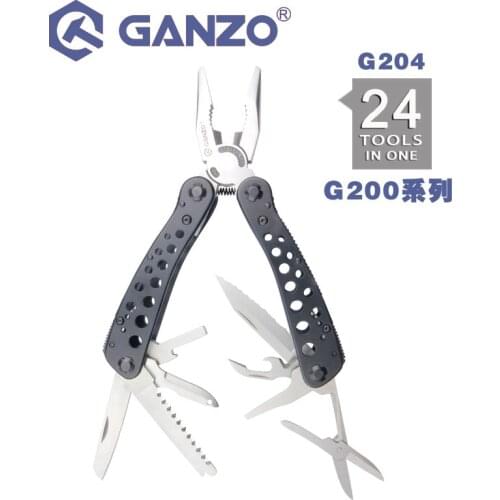 Ganzo Firebird G200 series G204 F204 Multi pliers 24 Tools in One Hand Tool Set Screwdriver Kit Portable Folding Knife Stainless