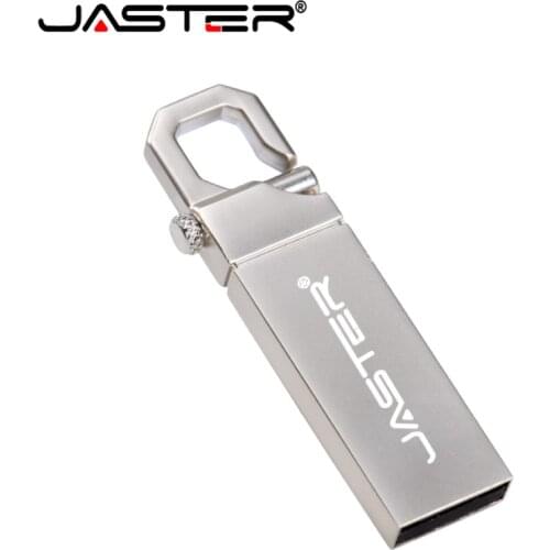 JASTER Super Mini Metal carabiner key USB flash drive 4GB Pendrive 8GB 16GB 32GB 64GB Pen Drive 2.0 USB flash drive