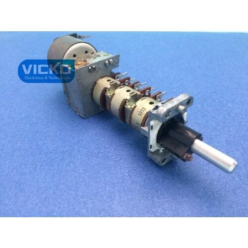 [VK] Japan ALPS 16 type motor potentiometer 6 came lamp 100KX6 100k axial length 16mm 1PCS/LOT